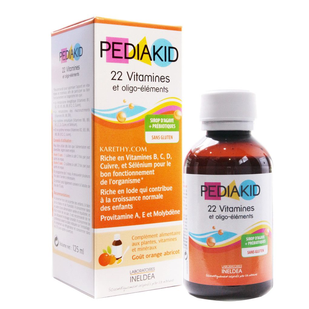 PEDIAKID 22 vitamin 125ml (Pháp)