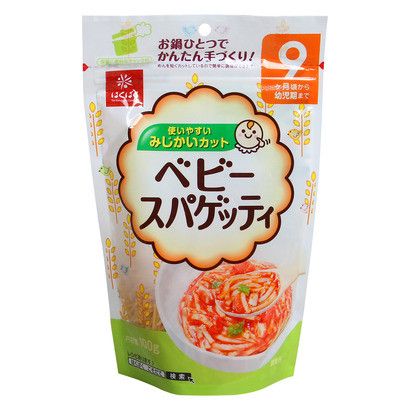 Mỳ Hakubaku Spaghetti tách muối cho bé từ 9m+ 100g (Nhật Bản)