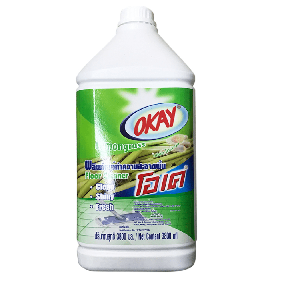 Nước lau sàn Okay 3,8L xanh (Thái Lan)