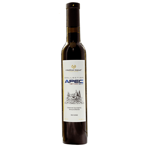 Rượu vang Đà Lạt Red Wine Apec 17 375ml