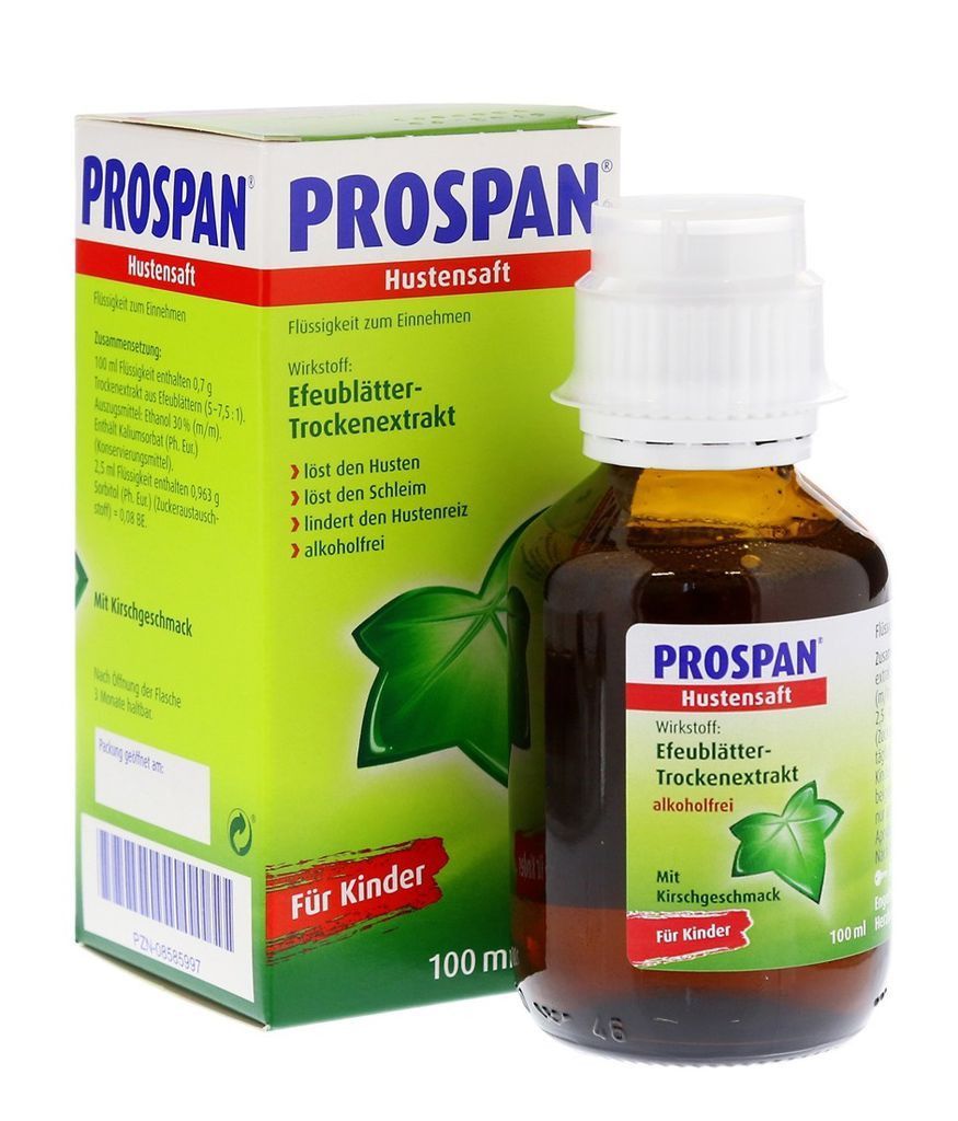 Siro ho Prospan cho bé từ sơ sinh - người lớn 100ml (Đức)