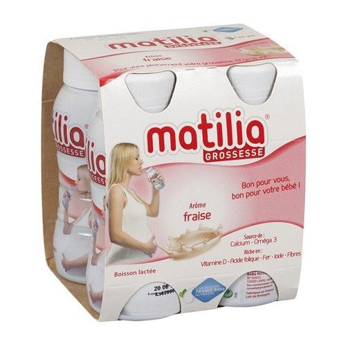 Sữa bầu Matilia dâu 4x200ml (Pháp)