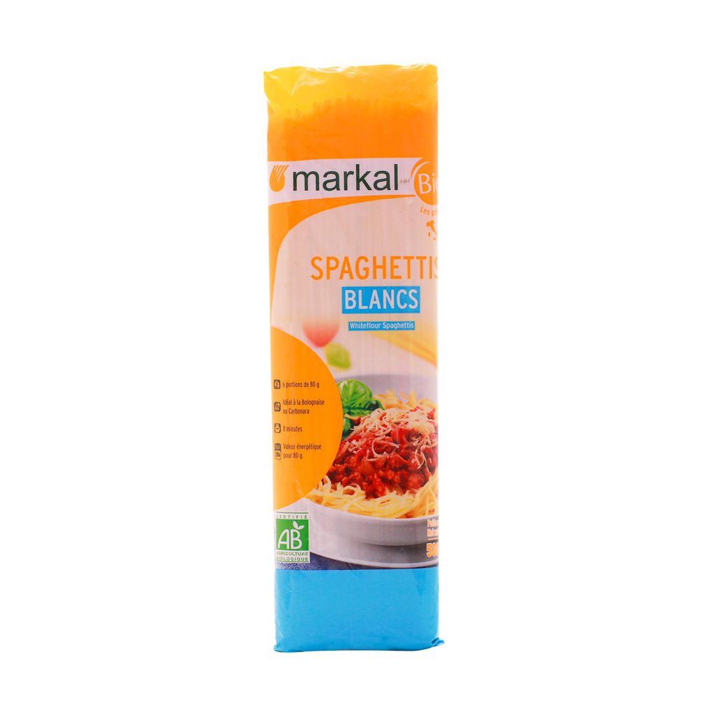 Mỳ Spagetti trắng hữu cơ Markal 500g (Pháp)