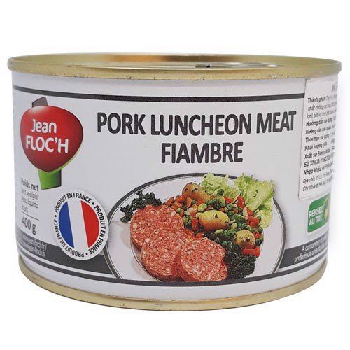 Pate thịt heo Luncheon meat Jean Floc'h 400g (Pháp)