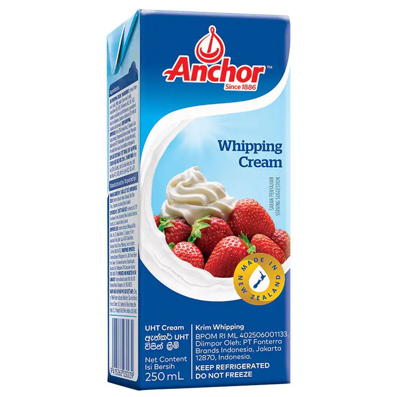 Hộp Whipping cream Anchor 250ml (New Zealand)