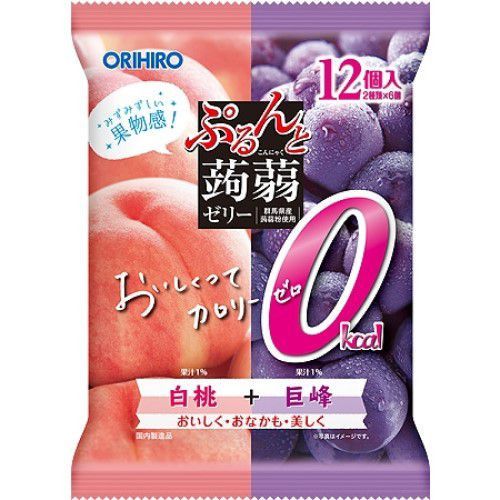 Thạch Orihiro vị đào nho 12 cái 240g (Nhật Bản)