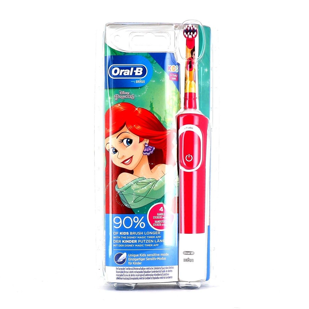 Bàn chải đánh răng điện Oral-B cho bé từ 3 tuổi Disney Princess (Đức)