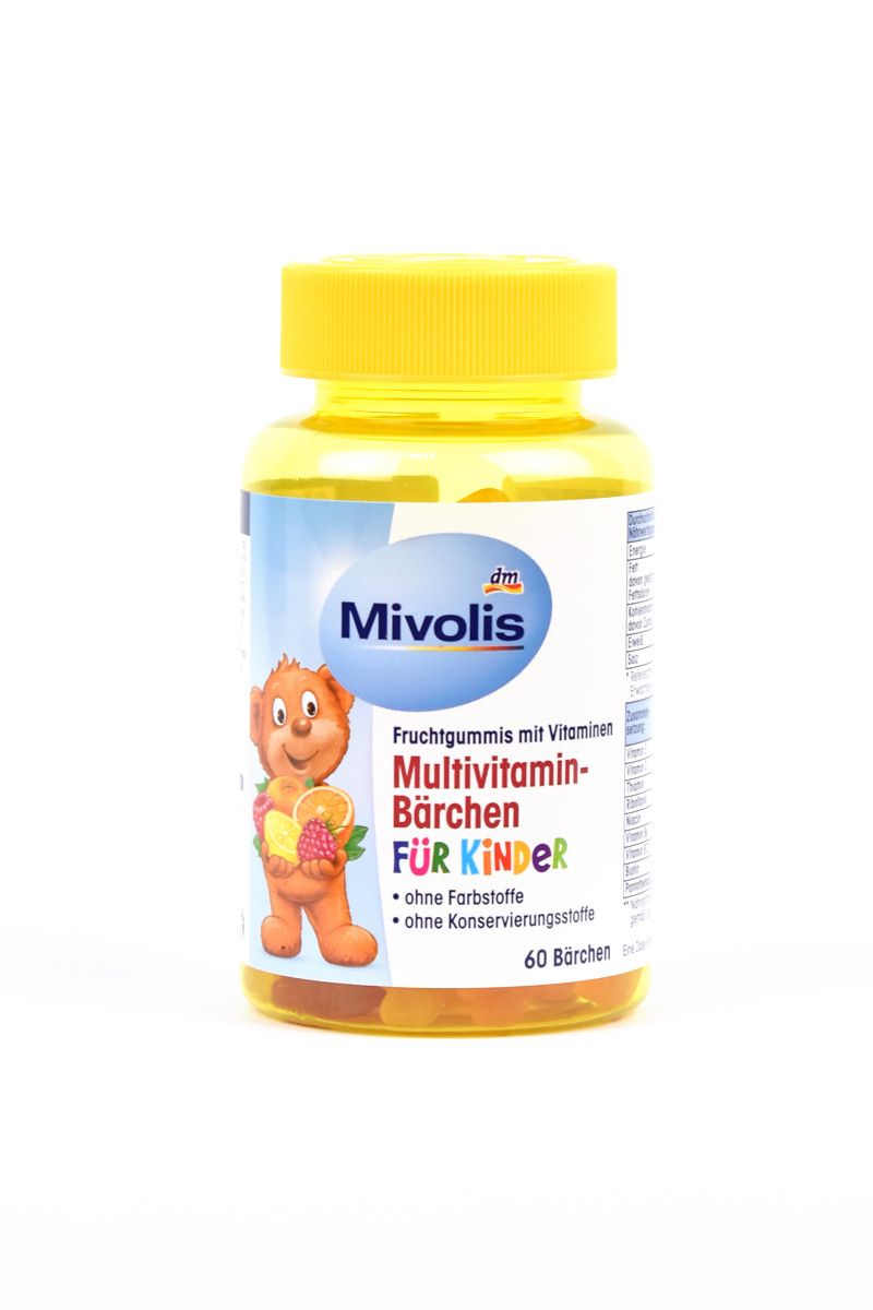 Kẹo gấu bổ sung vitamin Mivolis 60 viên (Đức)