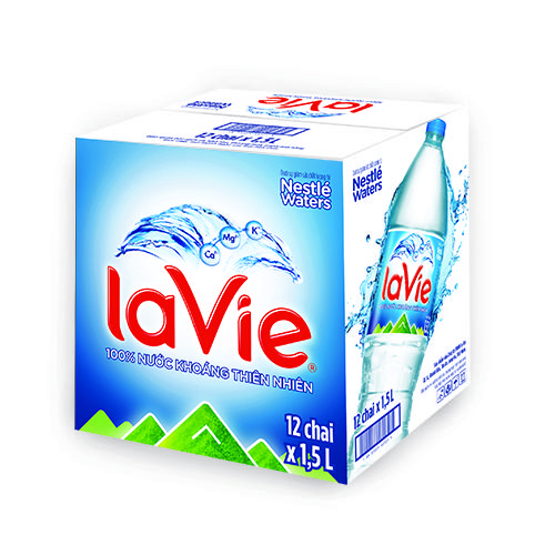 801012 THÙNG 12 Nước Lavie 1,5L