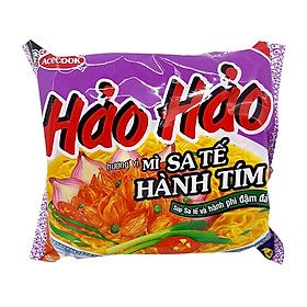 MÌ GÓI Hảo hảo  Acecook sa tế hành tím 75g - THÙNG 30 GÓI (gói)