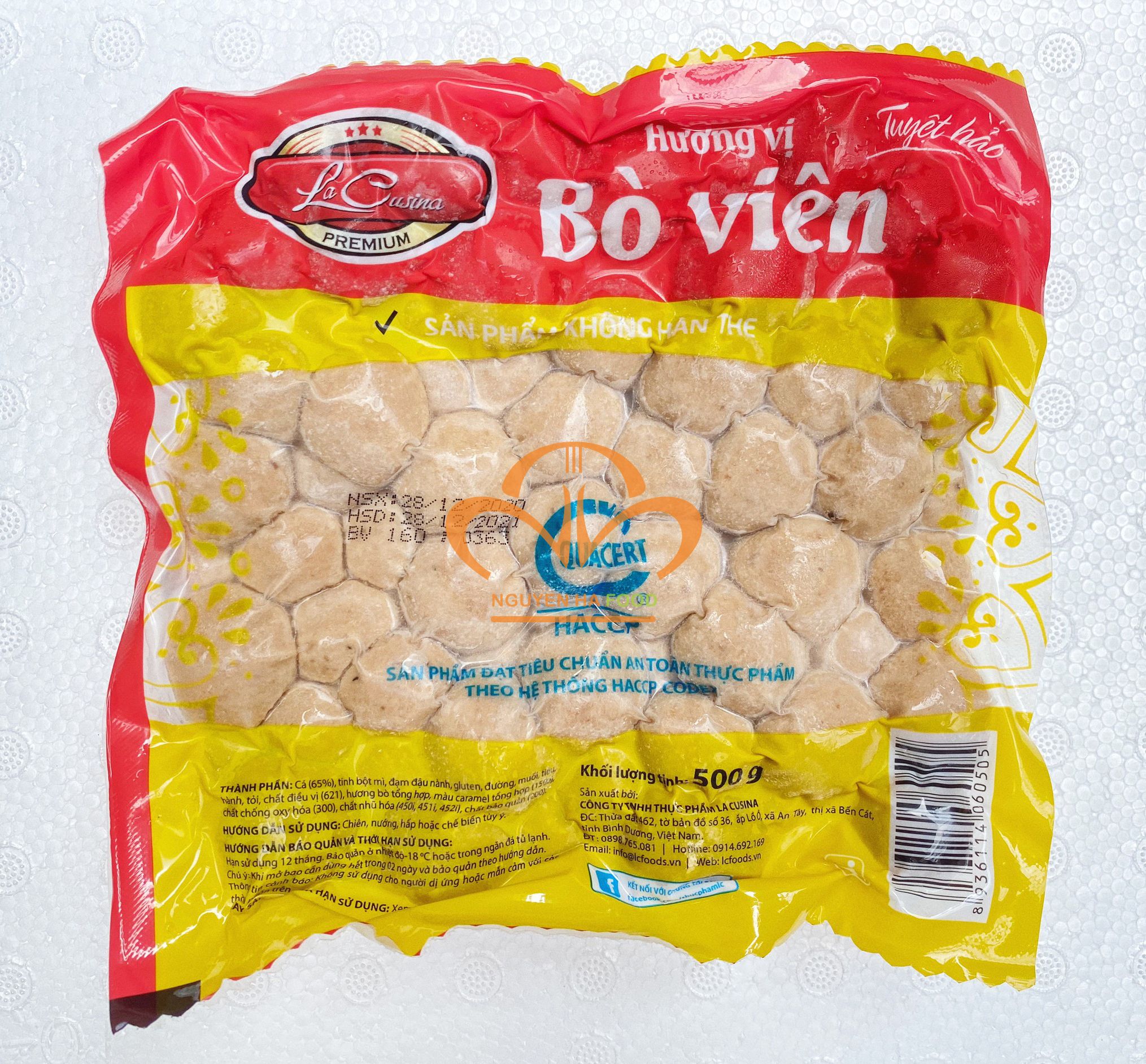 Bò viên LaCusina 500g