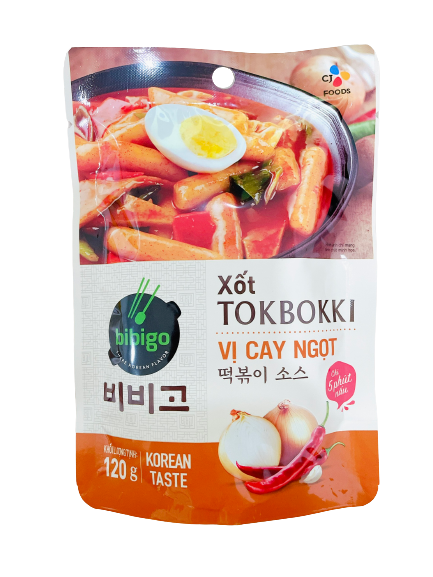 Xốt Tokbokki Bibigo vị cay ngọt 120g