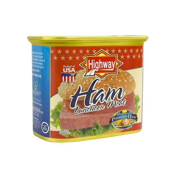 Thịt hộp Highway Ham Luncheon Meat 340g (Mỹ)