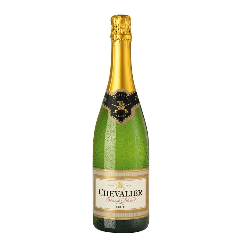 Rượu vang nổ Chevalier Brut Blanc de blancs 12.5% 750ml (Pháp)