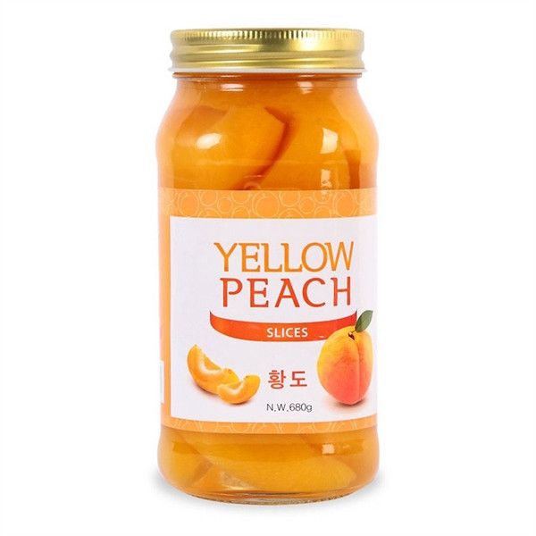 Đào ngâm Yellow Peach Slices 680g (Hàn Quốc)