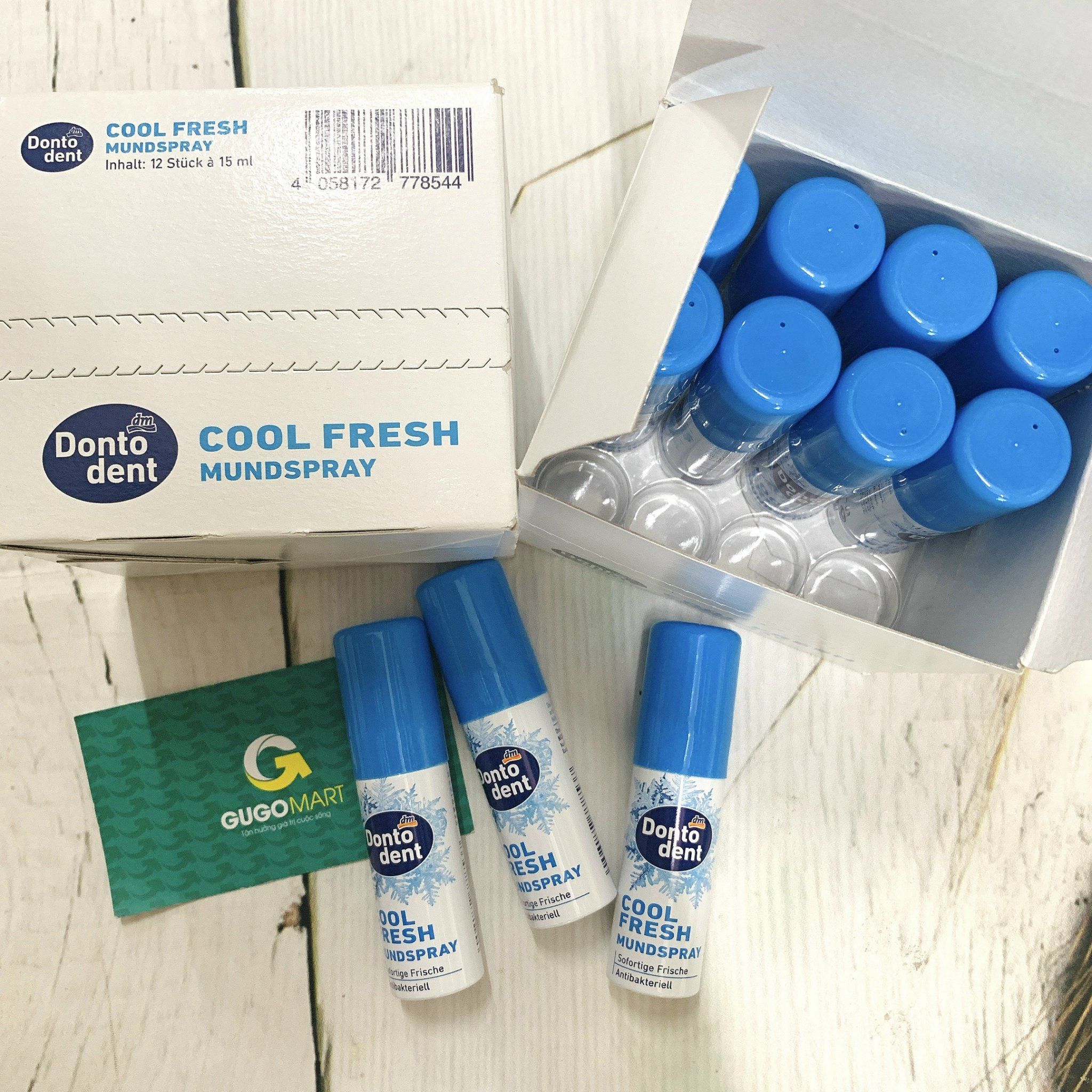 Xịt thơm miệng Dontodent Cool Fresh 15ml (Đức)