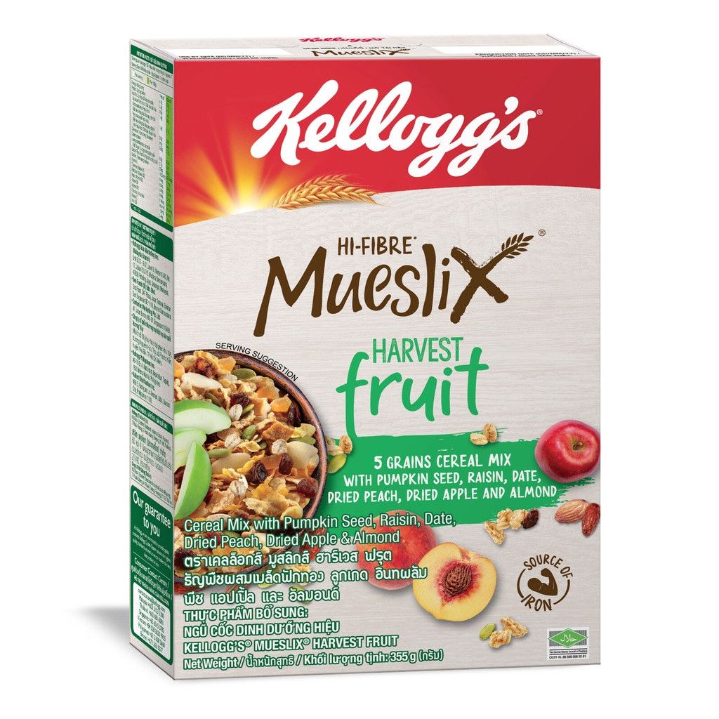 Ngũ cốc dinh dưỡng Kellogg's mueslix Fruit 355g (Thái Lan)