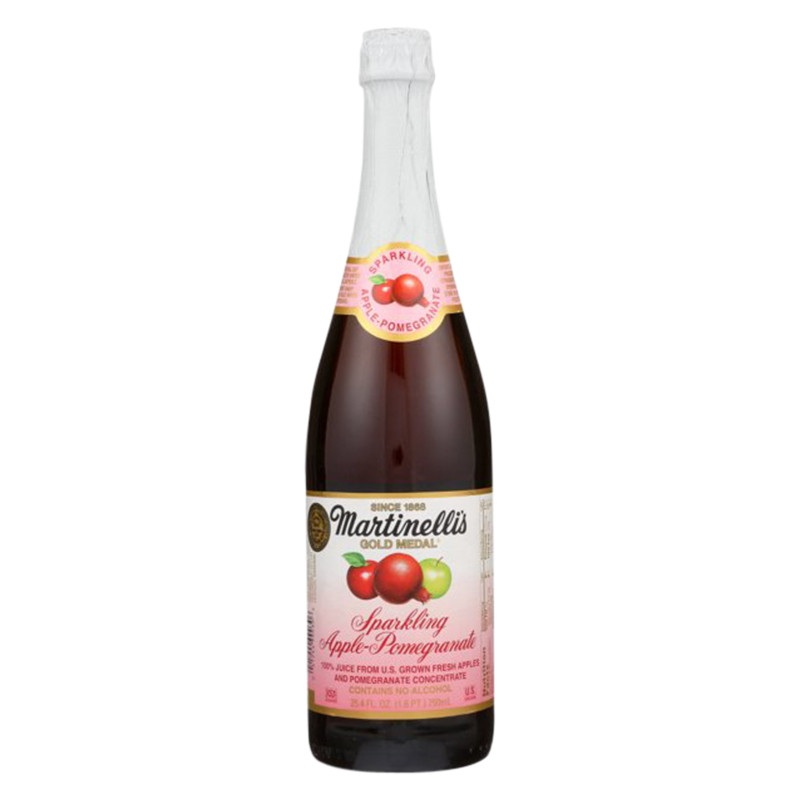 Nước táo có gas Martinelli Sparkling vị lựu 750ml (Mỹ)