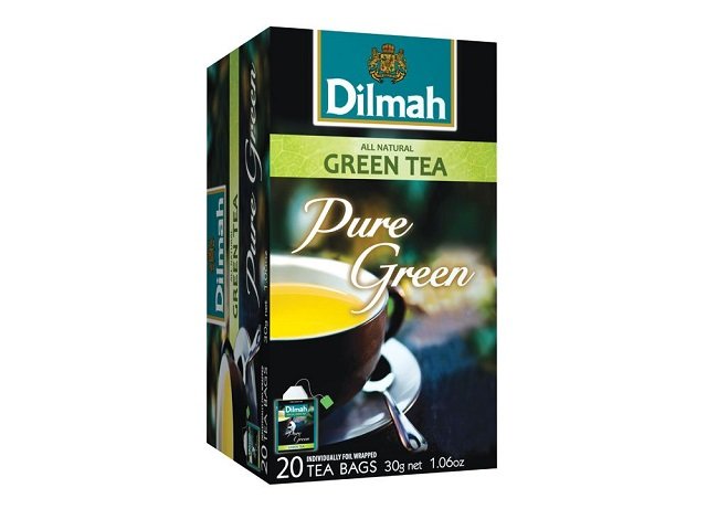 Trà Dilmah Pure Green 25x2g (Sri Lanka)