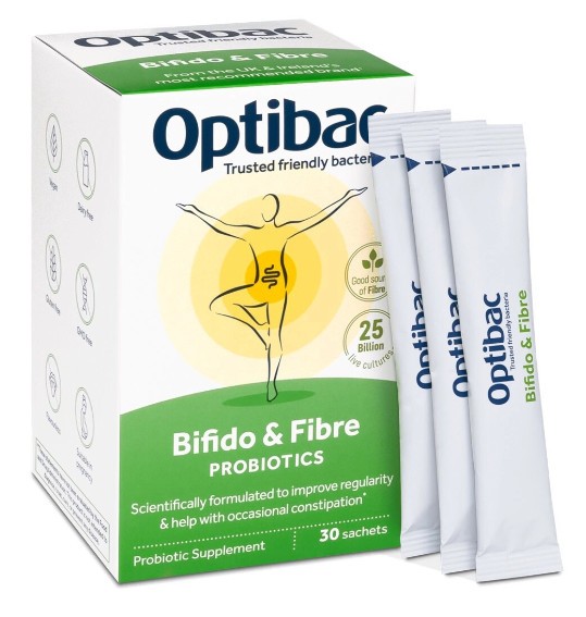 Men vi sinh OptiBac XANH LÁ đặc trị táo bón 30 gói (Anh)