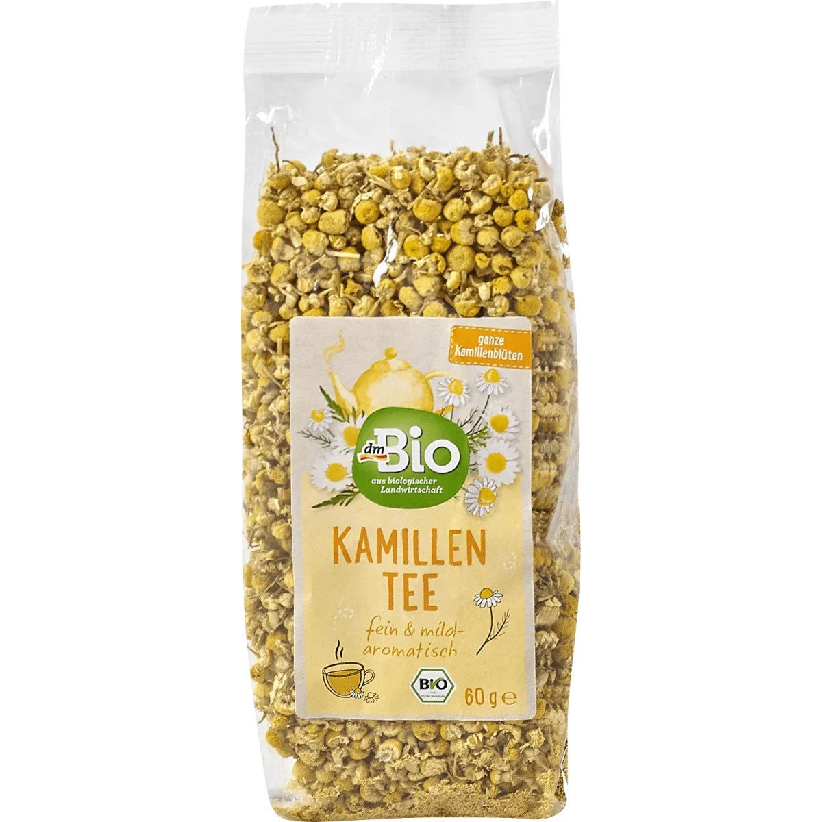 Trà hoa cúc Bio Kamille tee 60g (Đức)