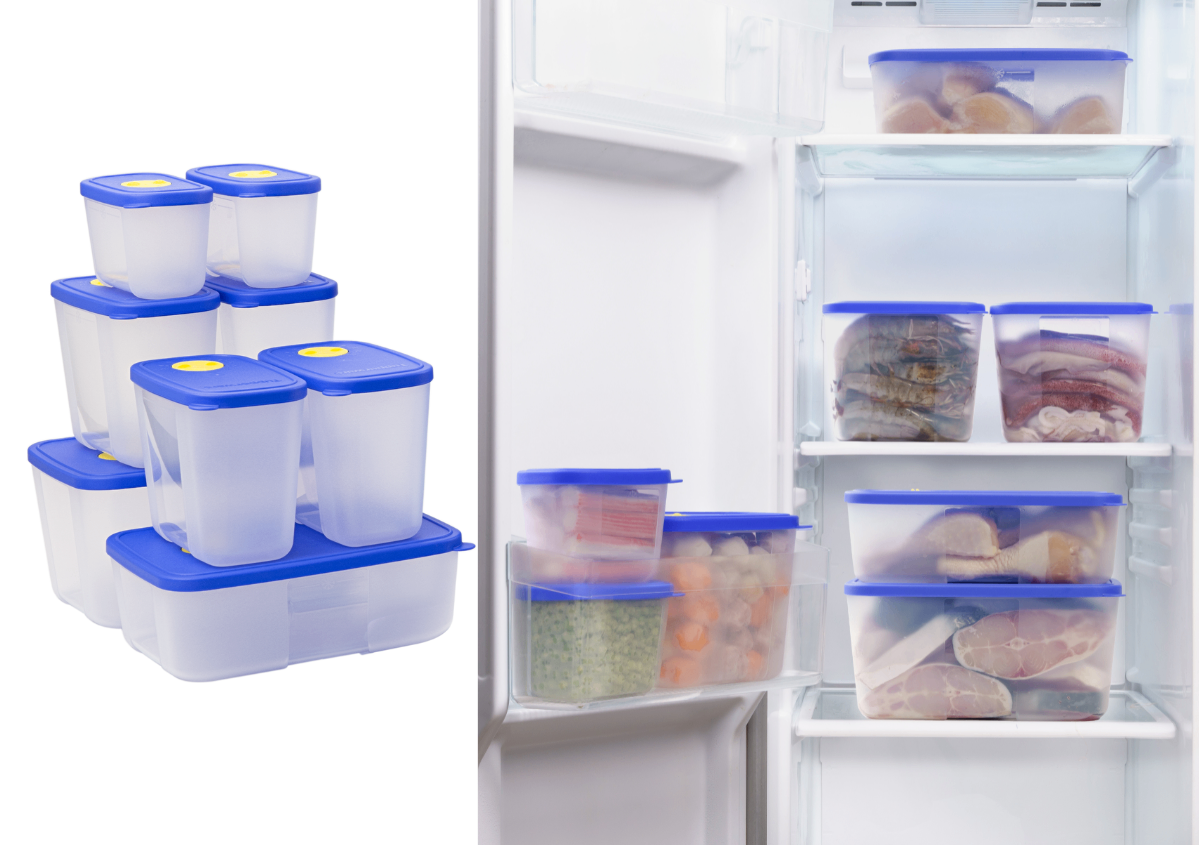 Bộ 8 hộp trữ đông Tupperware Modern Freezermate (NKTQ)