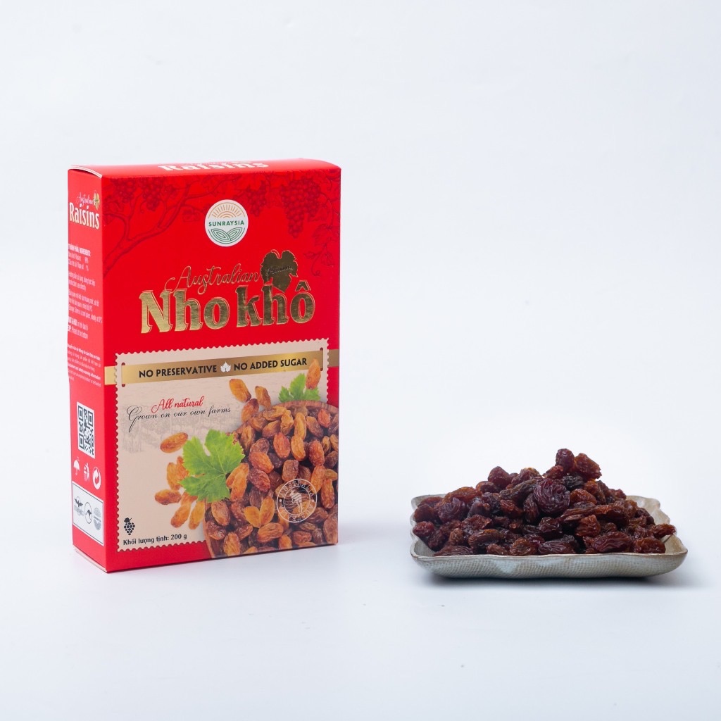 Nho khô cao cấp  Sunraysia Australian Raisins 200g