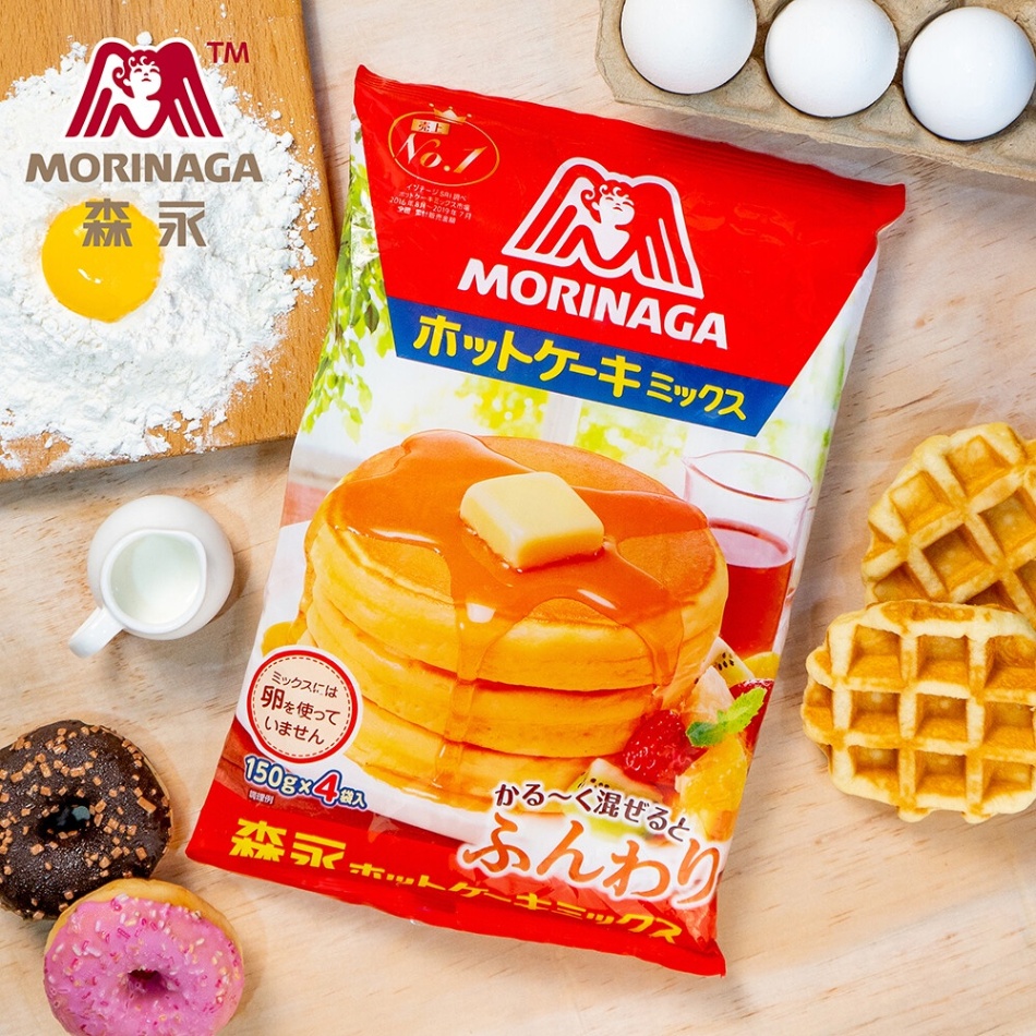 Bột làm bánh Hot Cake Morinaga 150gx4 (Nhật Bản)