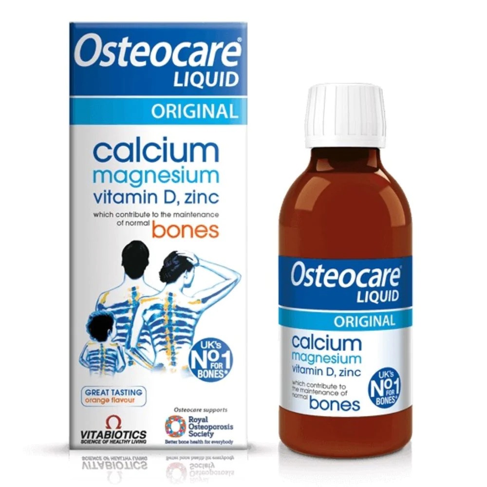 Osteocare canxi nước cho bé từ 3 tuổi và người lớn 200ml (Anh)