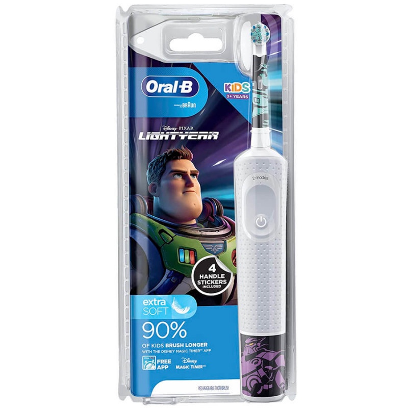 Bàn chải đánh răng điện Oral-B cho bé từ 3 tuổi Lightyear (Đức)