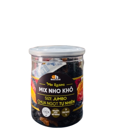 Nho khô Mix Chile Oh Smile Nuts 250g