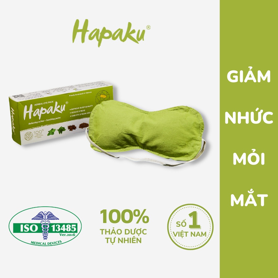 Túi chườm mắt thảo dược Hapaku