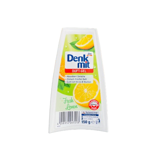 Sáp thơm phòng Denkmit Duft-Gel Fresh Lemon 150g (Đức)