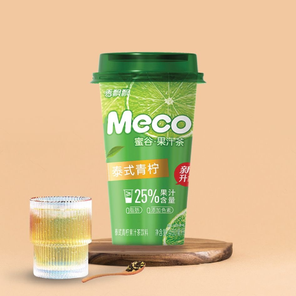 Trà hoa quả Meco vị chanh thái 400ml (TQ)