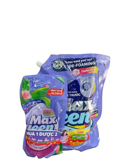 Túi nước giặt xả Maxkleen hương dấu ấn ngọt ngào 2.2kg