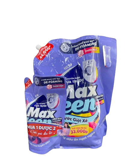 Túi nước giặt xả Maxkleen hương dấu ấn ngọt ngào 3.6kg