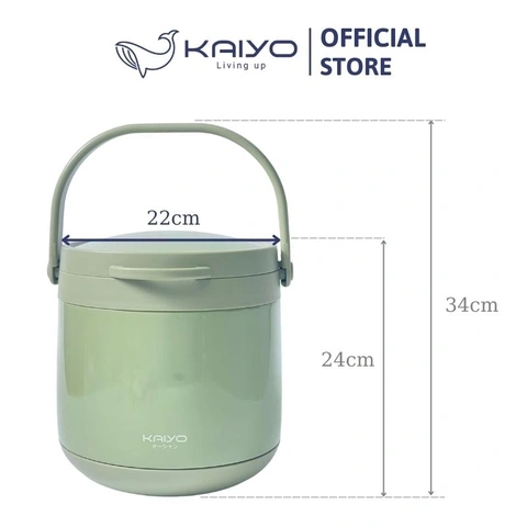 Nồi ủ chân không Kaiyo màu xanh 4.5L (NKTQ)