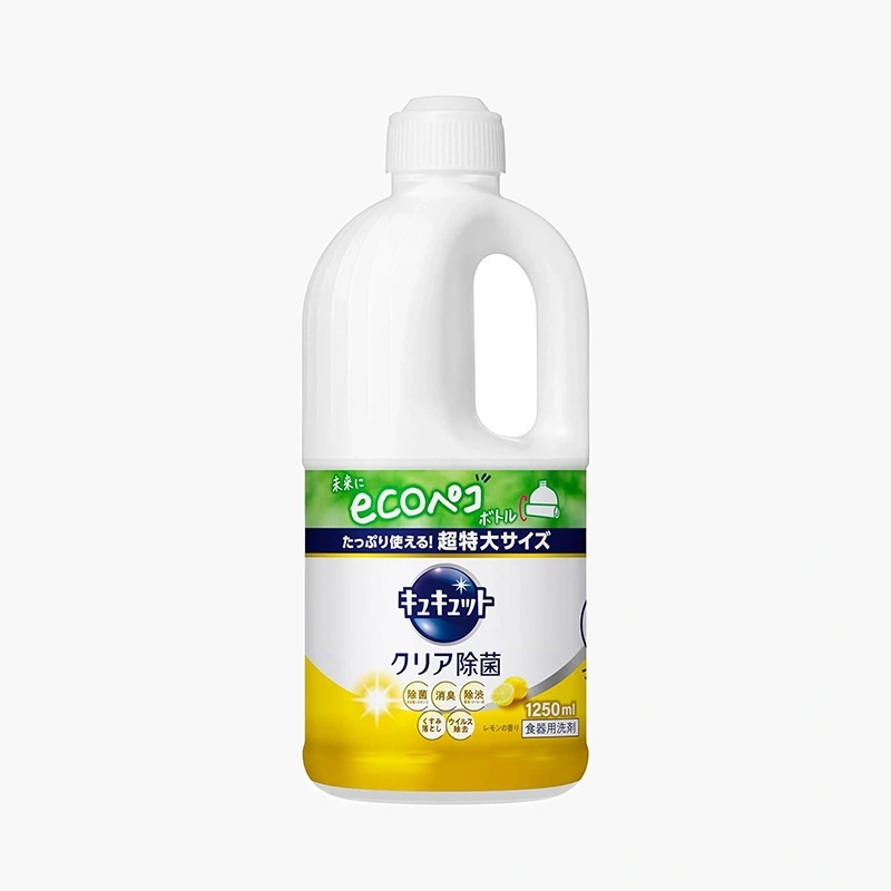 Nước rửa chén đậm đặc Kyukyuto Kao hương chanh 1250ml (Nhật Bản)