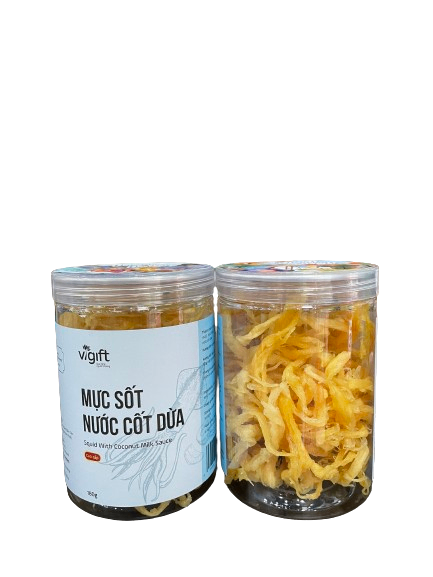 Đặc Sản Đà Nẵng Mực sốt nước cốt dừa Vigift 180g