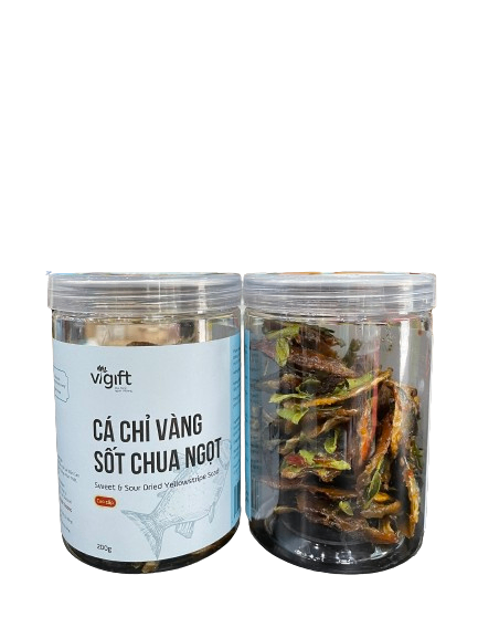 Đặc Sản Đà Nẵng Cá chỉ vàng sốt chua ngọt Vigift 200g