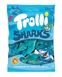 Kẹo dẻo Trolli Sharks 100g (Đức)