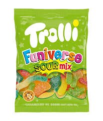 Kẹo dẻo Trolli Funiverse Sour Mix 100g (Đức)