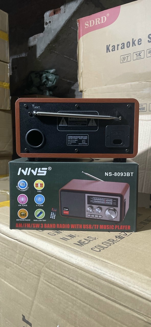 NNS NS-8069BT TWS 3Band USB/ TF/BT Music Player Portable Bluetooth Radio