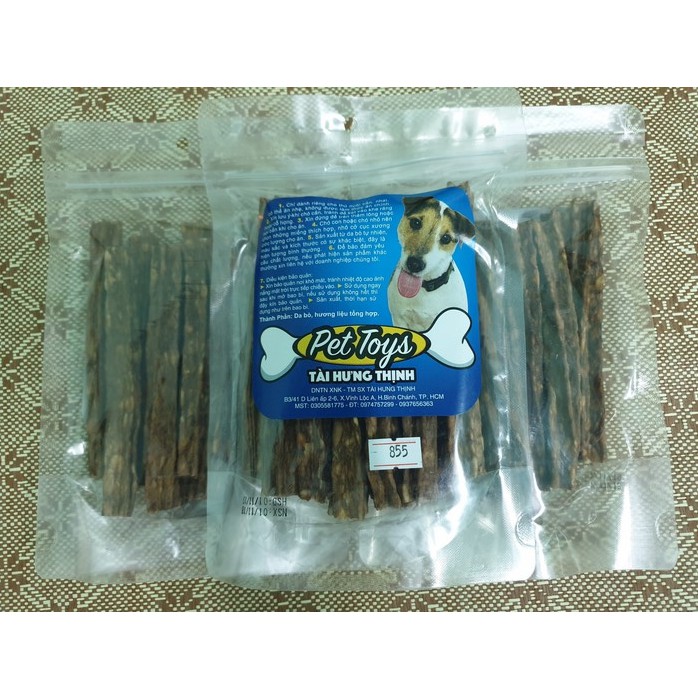 PetSnack bánh thưởng xương da bò vụn cho chó cún THT MS: 855