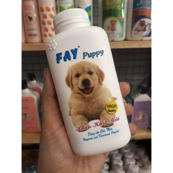 Phấn Fay Puppy120gr dành cho chó con - Phấn khử mùi 120g