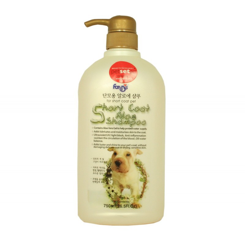 Sữa Tắm Forcans Lông Ngắn Short Coat ALOE SHAMPOO Chai 750ml CHÓ MÈO - chai 750ml