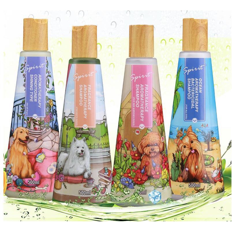 Sữa Tắm Nước Hoa SPIRIT cho chó mèo 500ml - màu hồng