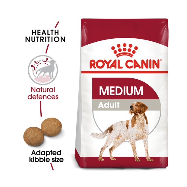 Thức ăn ROYAL CANIN MEDIUM ADULT 1KG cho chó trưởng thành (1 năm tuổi trở lên), giống chó vừa ( từ 11 - 25kg )