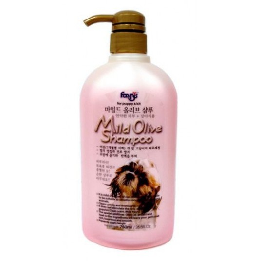 DẦU GỘI MILD OLIVE FORCANS KOREA SHA715 CHO CHÓ MÈO DA NHẠY CẢM - CHAI 750ML