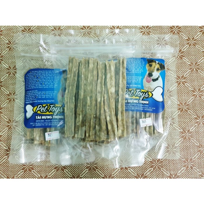 PetSnack bánh thưởng xương da gà cho chó cún THT MS: 865 - Xương Da Gà Vụn 12ca